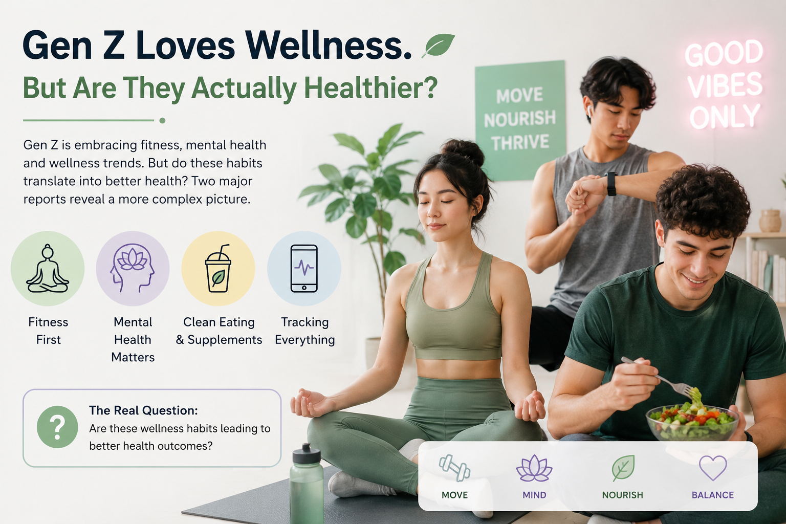 Gen Z Loves Wellness. But Are They Actually Healthier